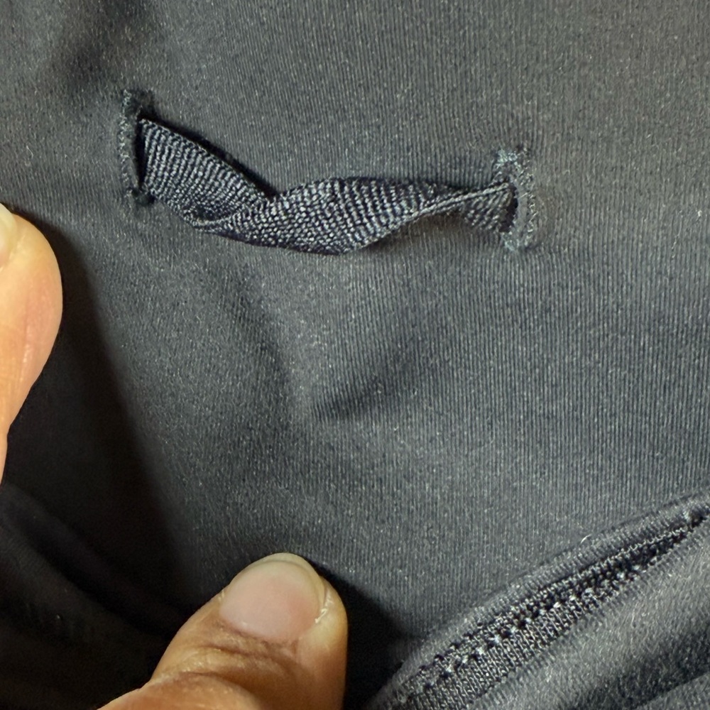 Lululemon Black High-Waisted Shorts SZ:4 - Picture 9 of 10